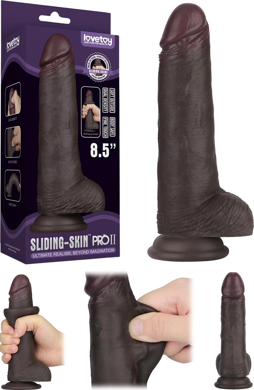 LoveToy Sliding-Skin Pro II 8.5" | Ultra-realistischer und flexibler Dildo