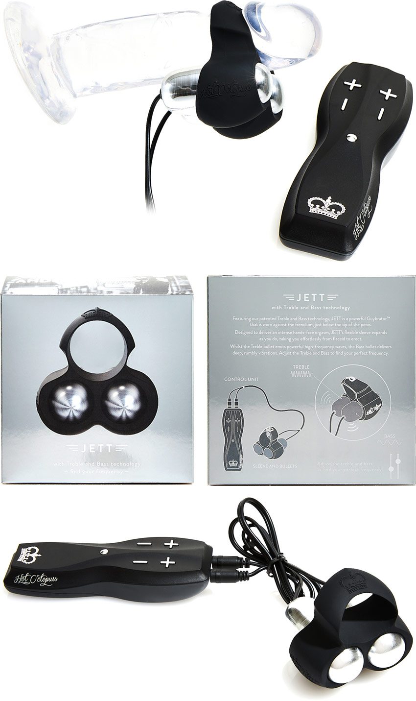Hot Octopuss JETT | Stimulateur de pénis vibrant | Vibrations + Ondes