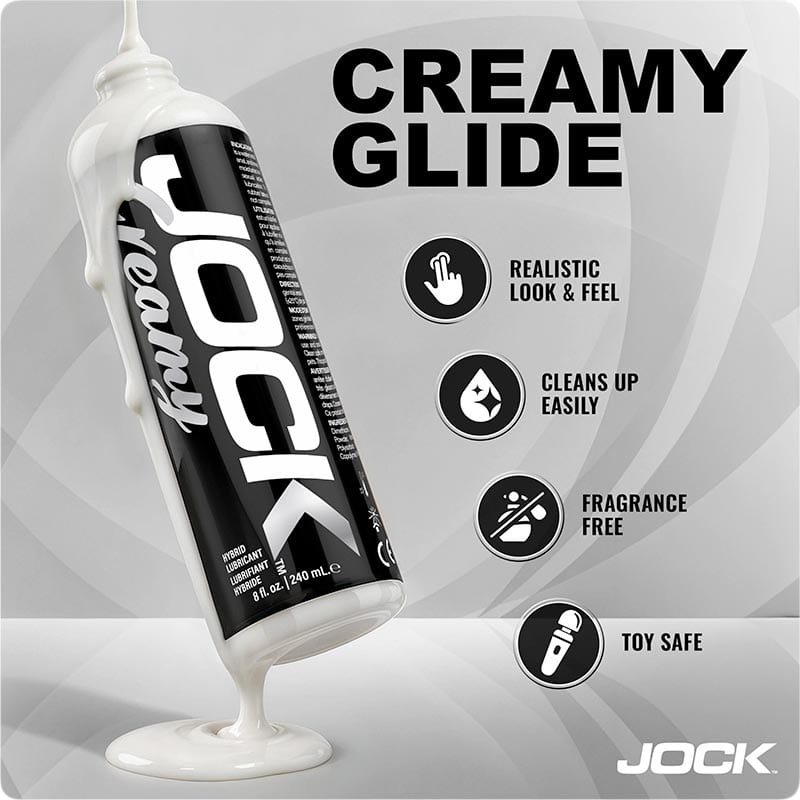 Jock Creamy | Hybrides Gleitmittel | Sperma-Effekt