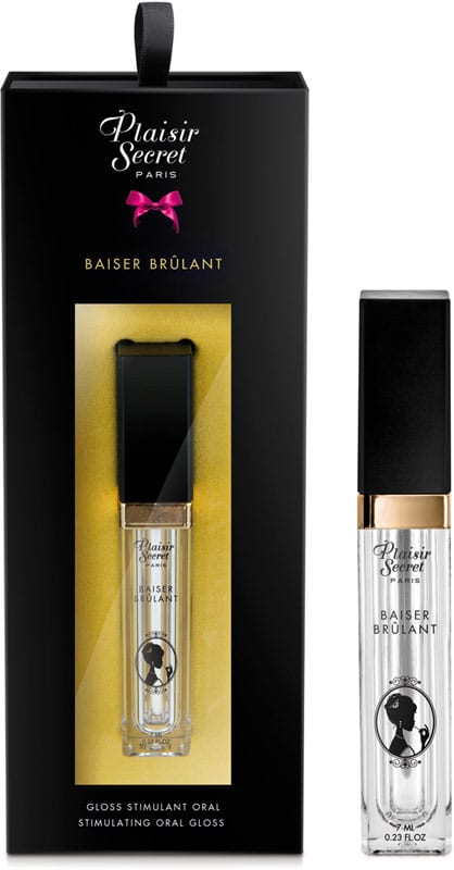 Plaisirs Secrets Baiser Brûlant | Gloss stimulant pour plaisirs oraux