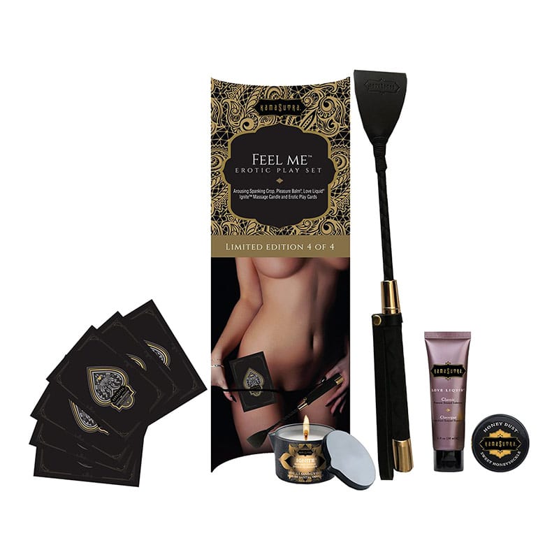 Kamasutra Feel Me | Box mit Accessoires und Kosmetika