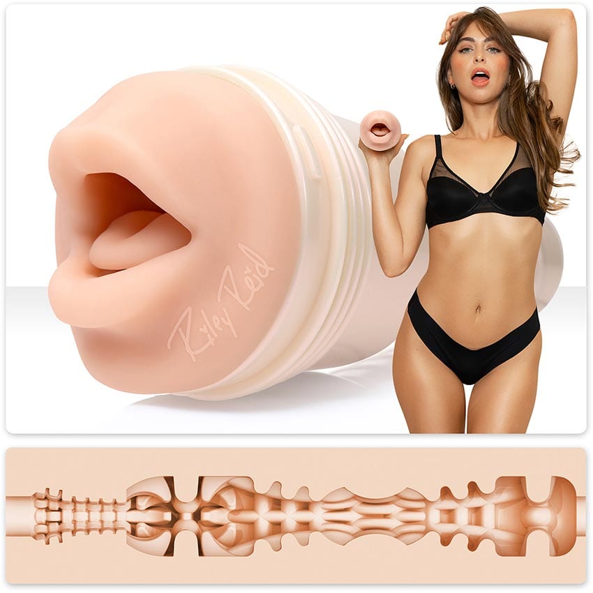 Fleshlight Girls Riley Reid | Masturbateur pour homme | Bouche
