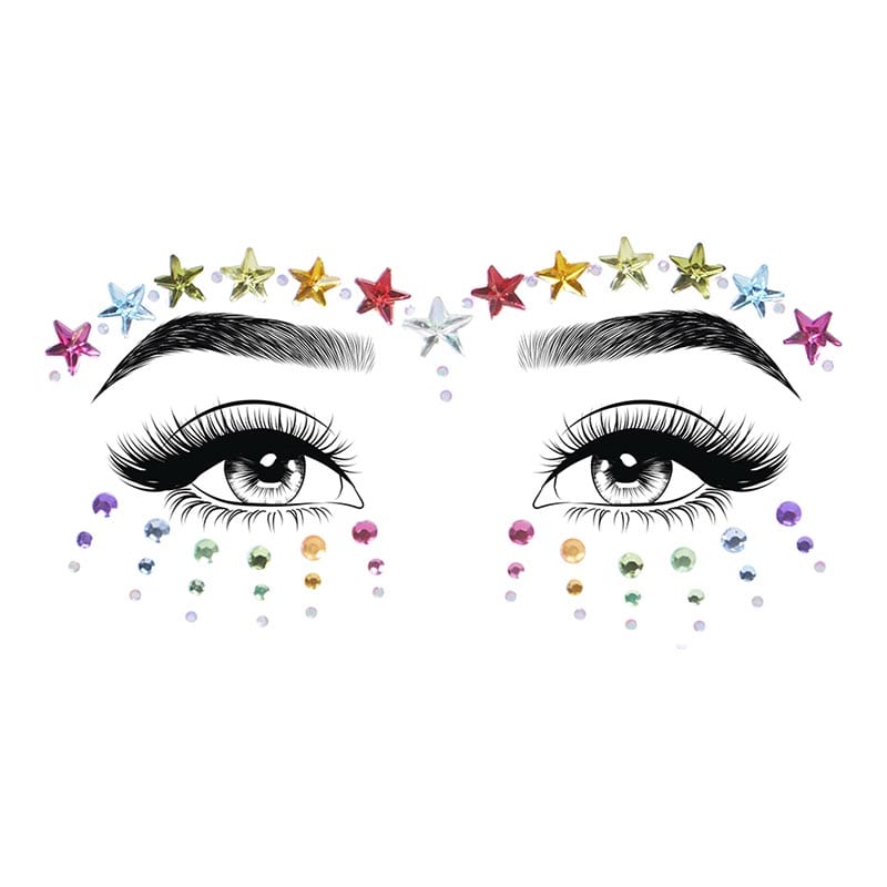 Leg Avenue Eye019 Jovi | Bijoux autocollants pour le visage