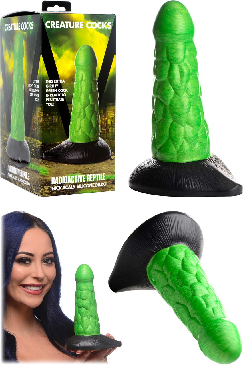 Creature Cocks Radiocative Reptile | Origineller Dildo im Alien-Design