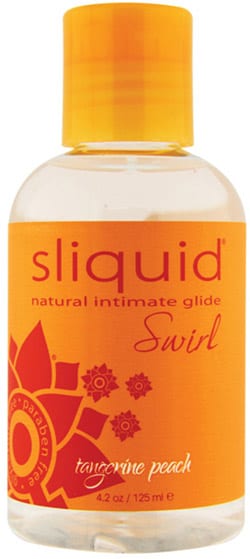 Lubrifiant Sliquid Swirl | Mandarine & pêche | 125 ml