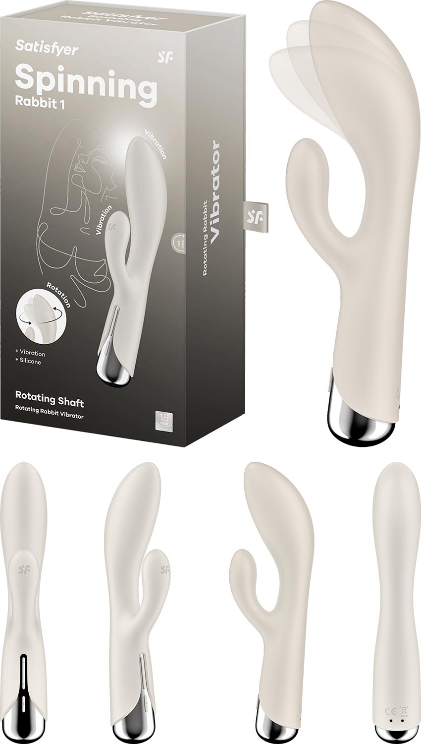 Satisfyer Spinning Rabbit | Rotierender Rabbit-Vibrator | Weiss