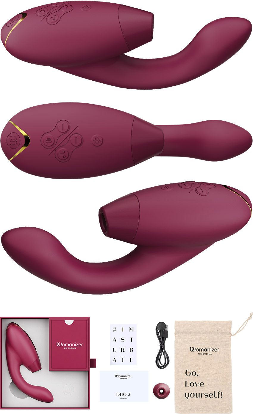 Womanizer DUO 2 | Klitorisstimulator + G-Punkt Vibrator