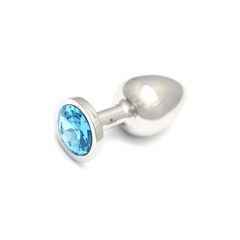 Plug anal Rosebuds Cristal - Aqua (L)