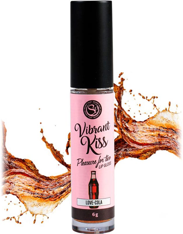 Secret Play Vibrant Kiss Cola | Gloss stimulant idéal pour le sexe oral