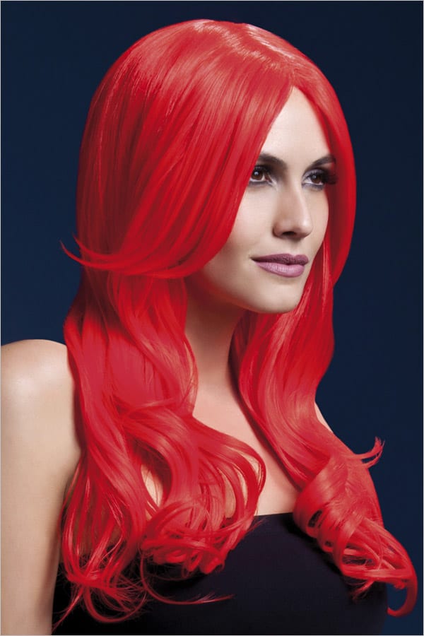 Fever Wigs Khloe | Perücke mit langen, roten Haaren