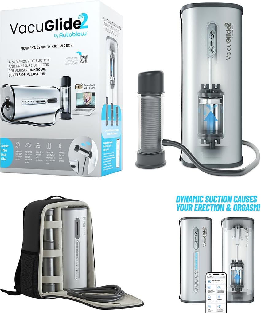 Autoblow VacuGlide 2 Milking Machine | Masturbateur automatique