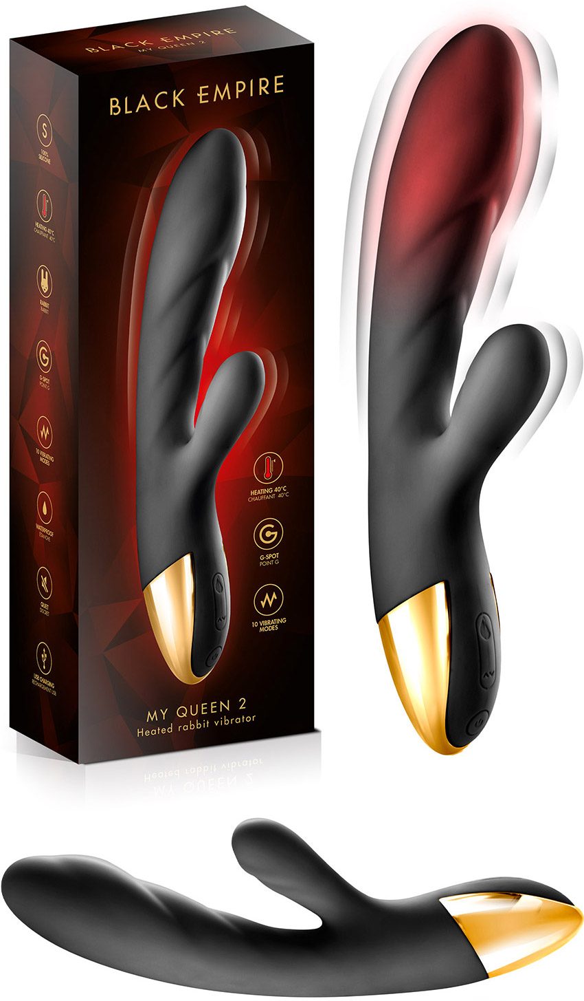 Black Empire My Queen 2 | Vibromasseur rabbit | Vibrant et chauffant