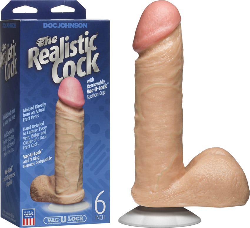 The Realistic Cock | Realistischer Dildo | Beige | 16 cm