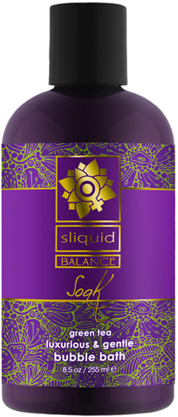 Sliquid Balance Soak Green Tea | Schaumbläschen für das Bad | Vegan