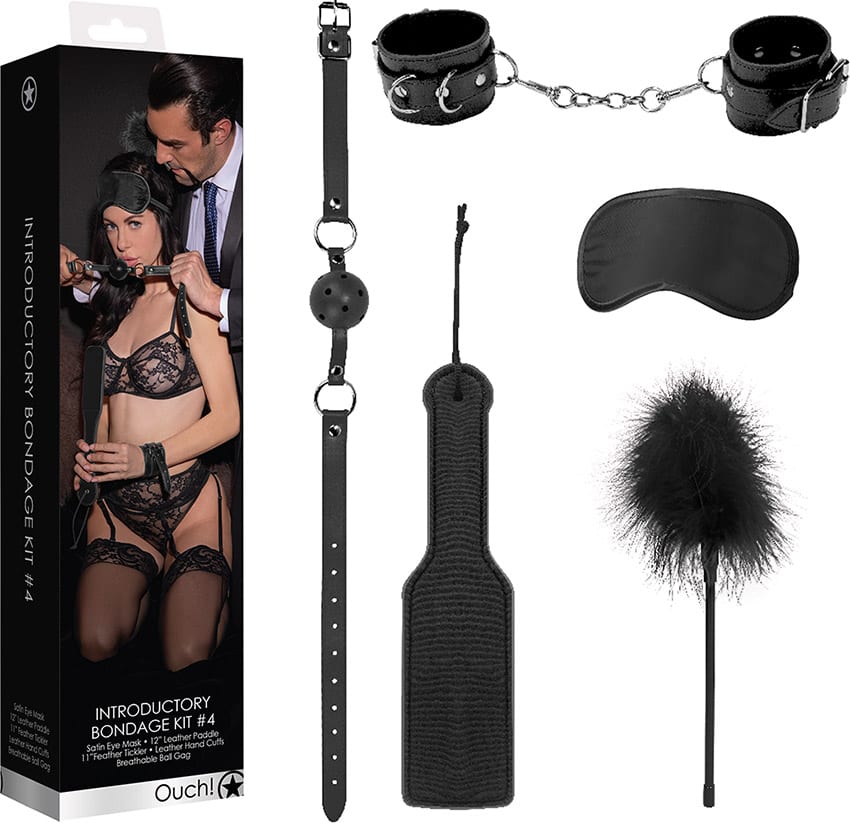 Ouch! Introductory | Kit bondage comprenant cinq accessoires