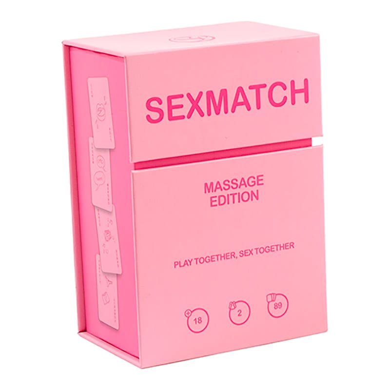 Sexmatch Massage Edition | Jeu de cartes érotique | 89 cartes