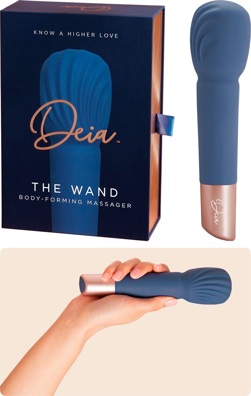 Deia The Wand | Élégante baguette vibrante texturée