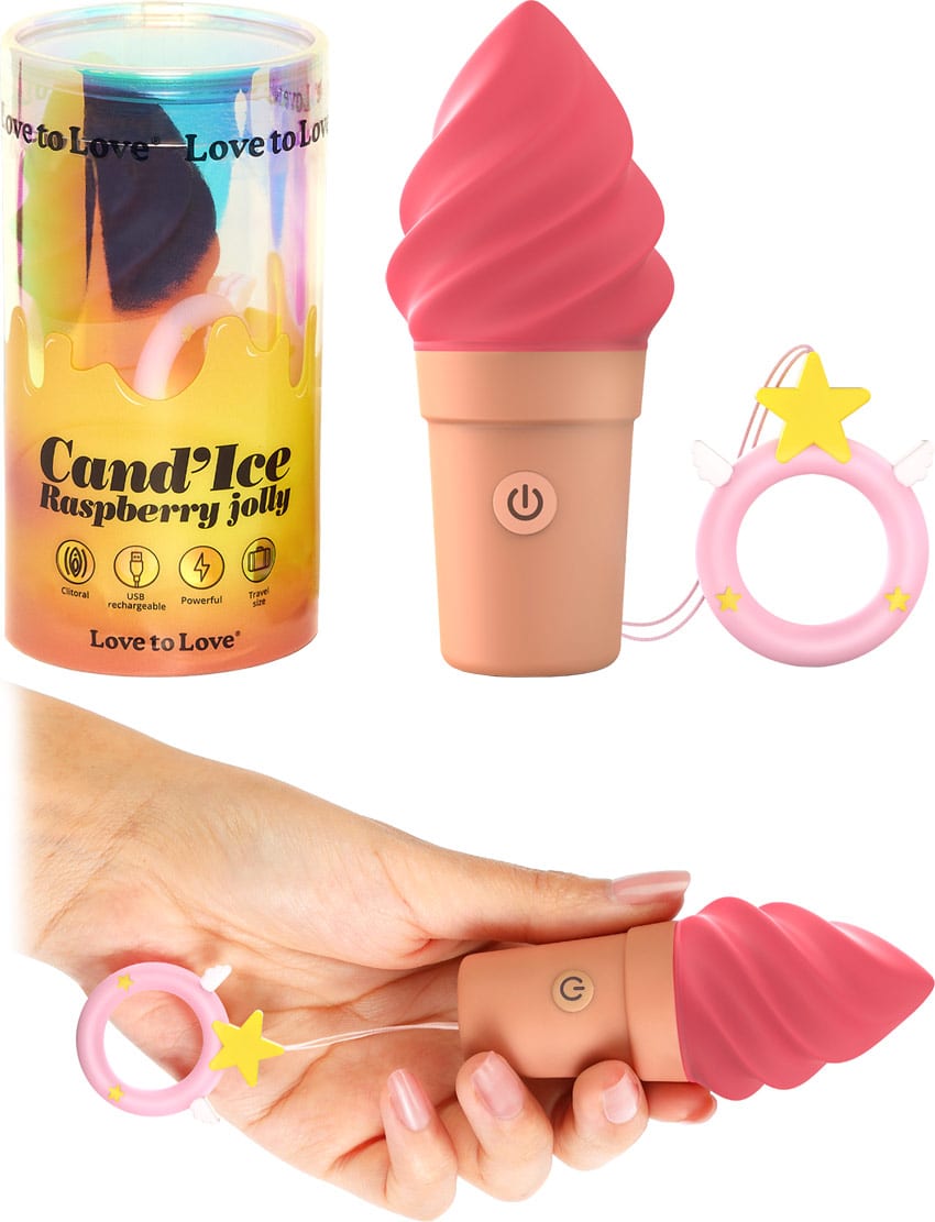 Cand'Ice Raspberry Jolly | Klitorisstimulator in Eisform