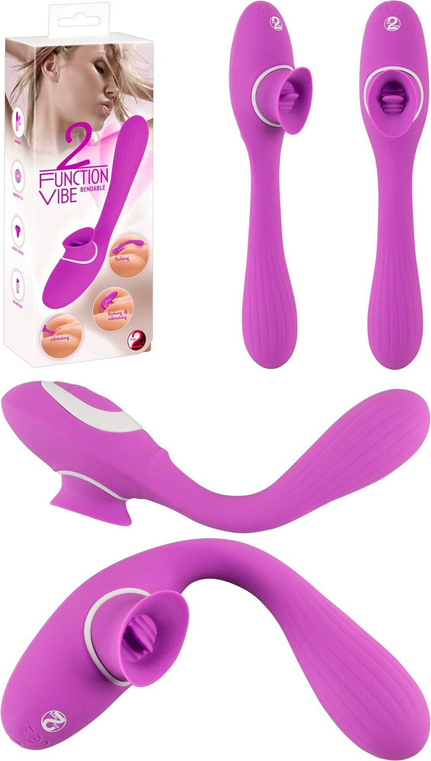 You2Toys | flexibler Vibrator und Klitorisstimulator | 10 Modi