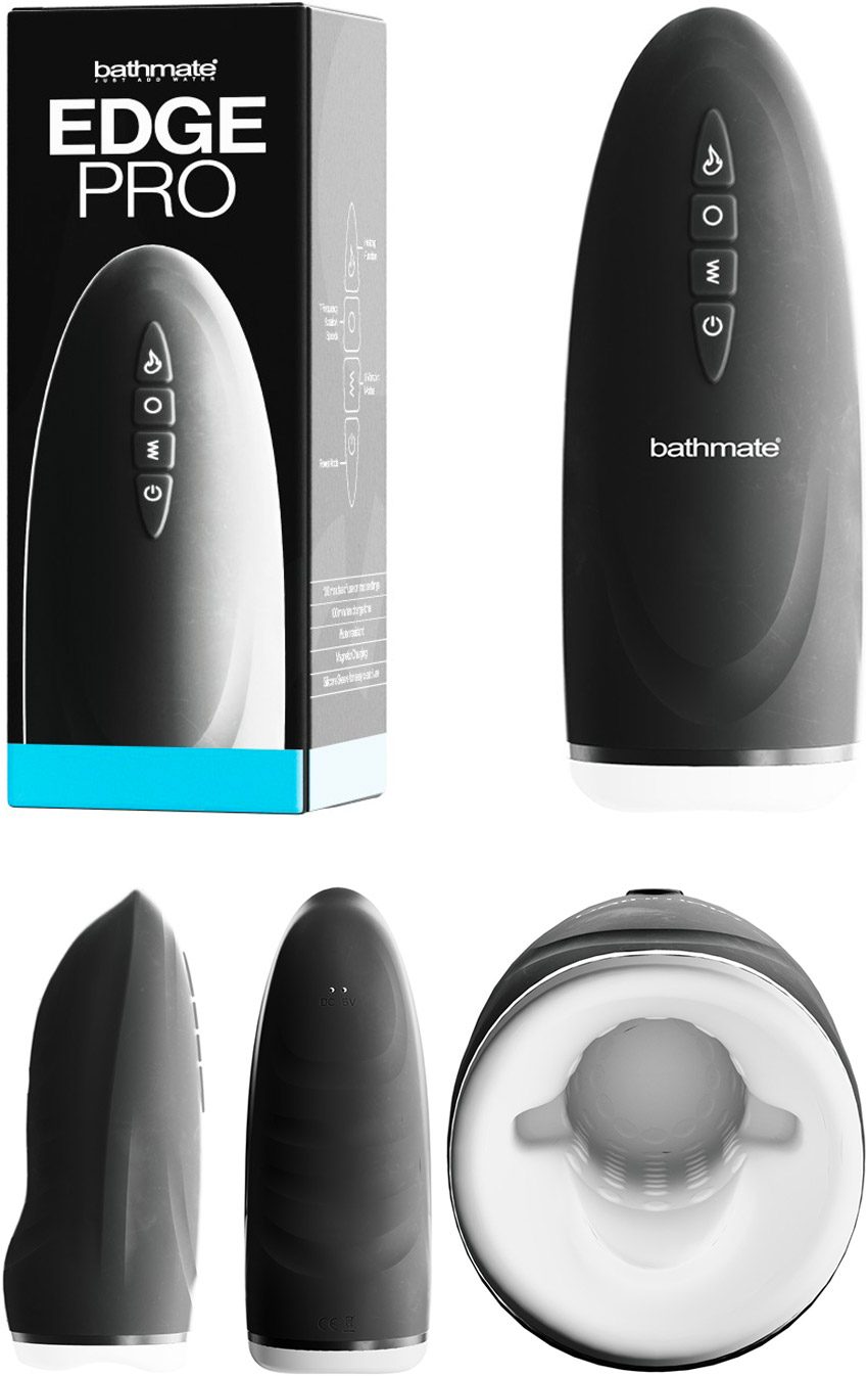 Bathmate Edge Pro | Masturbateur vibrant et rotatif pour homme