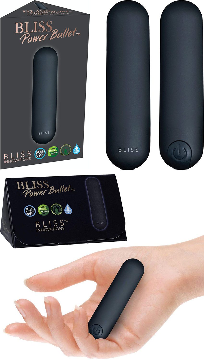 Bliss Power Bullet | Mini vibro de type bullet | 100% étanche