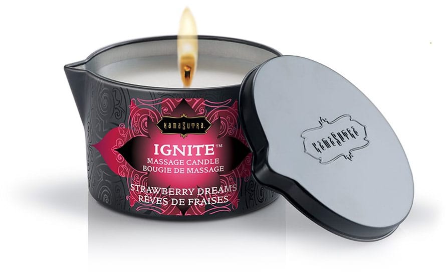 Kamasutra Ignite | Bougie de massage | Rêves de Fraises