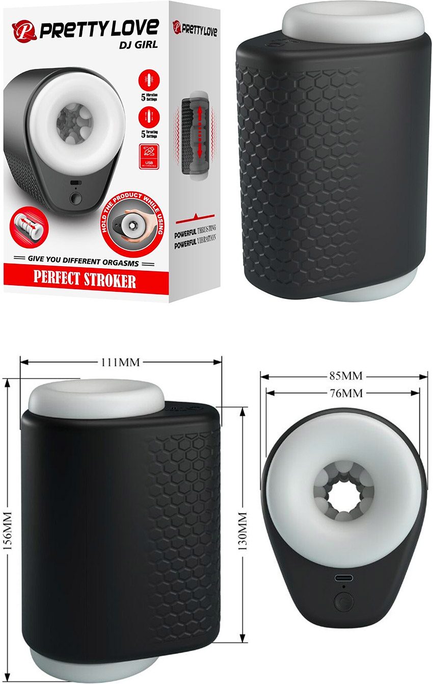 Pretty Love DJ Girl | Masturbateur pour homme | 10 modes