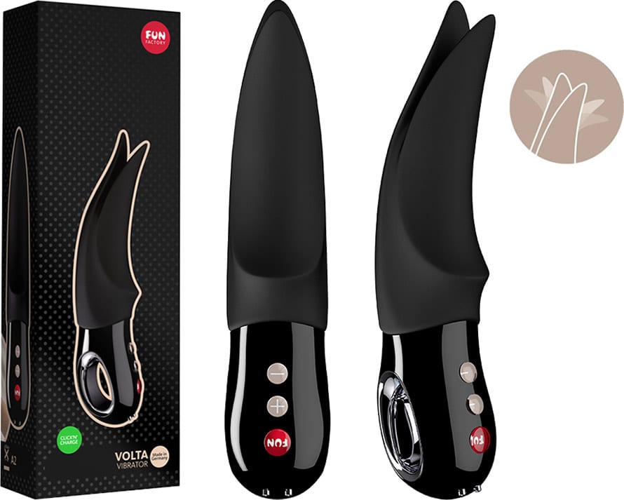 Fun Factory Volta Black Line | Vibrator mit beweglichen Enden