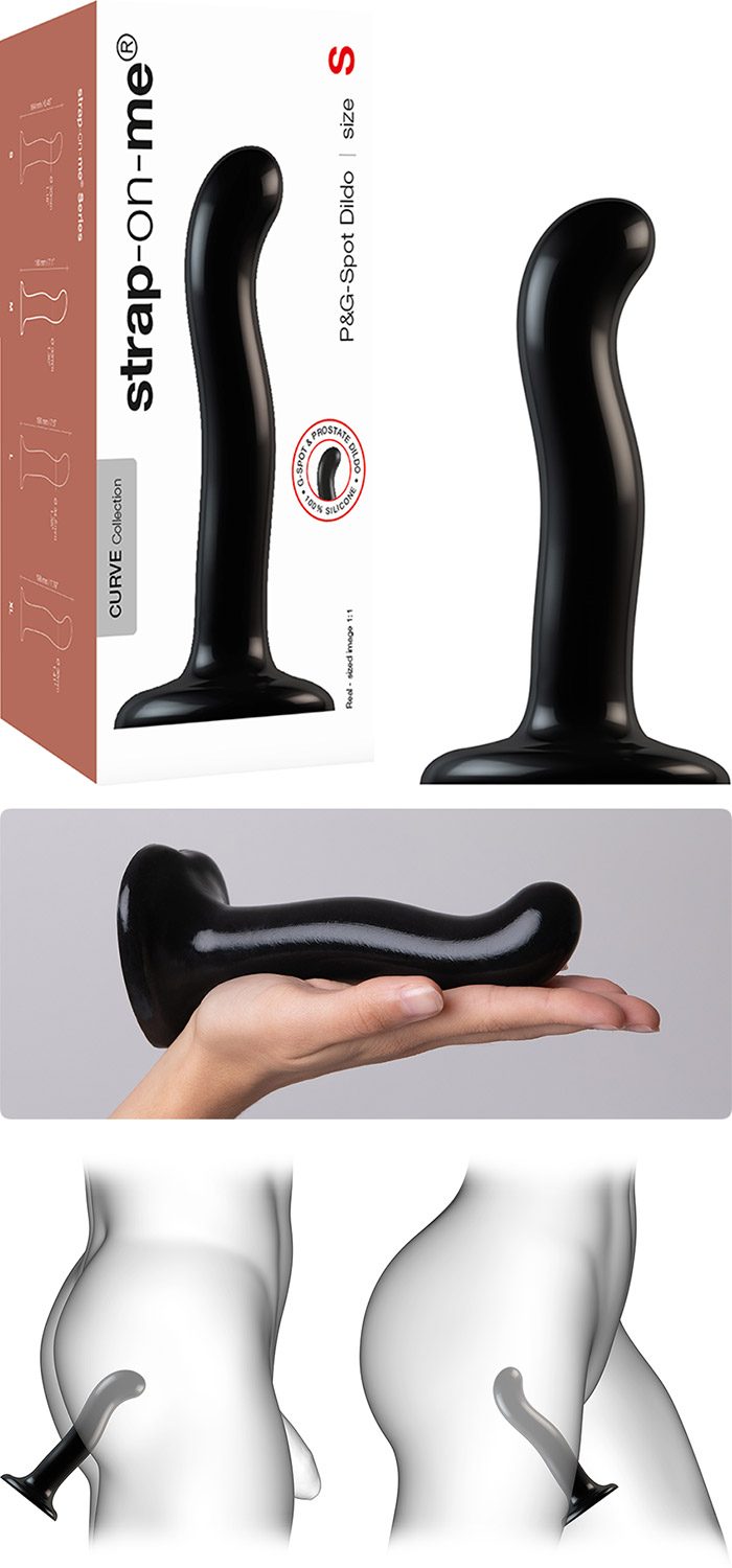 strap-on-me P&G-Spot | Dildo en silicone avec ventouse