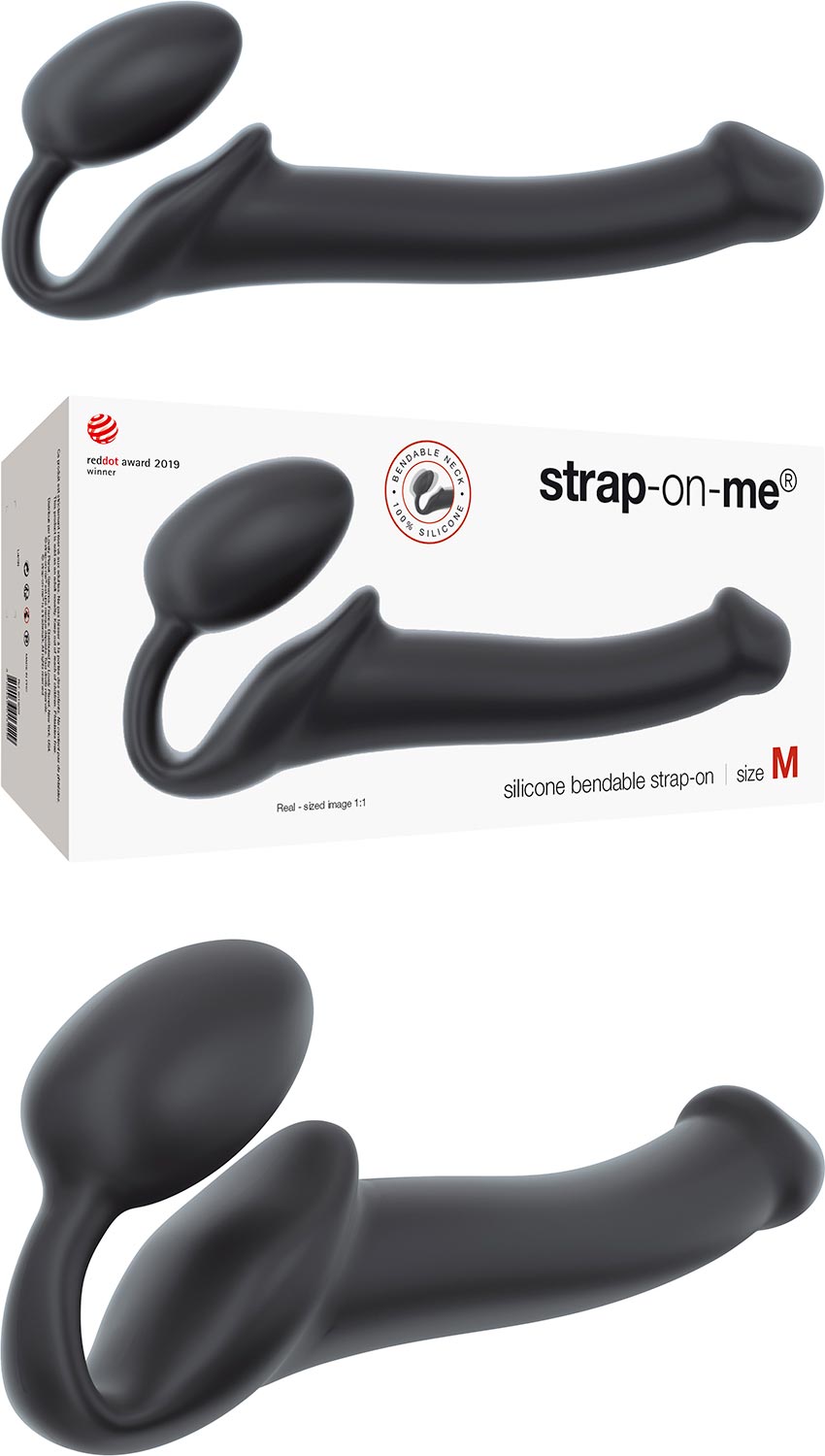 Strap-on-me Bendable M | Mittelgrosser harnessloser