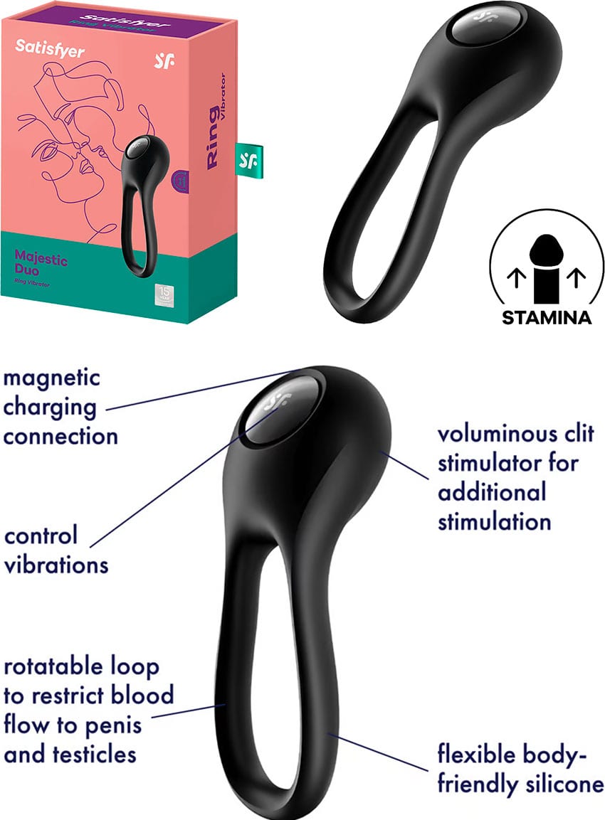 Satisfyer Majestic Duo | vibrierender Cockring für Männer