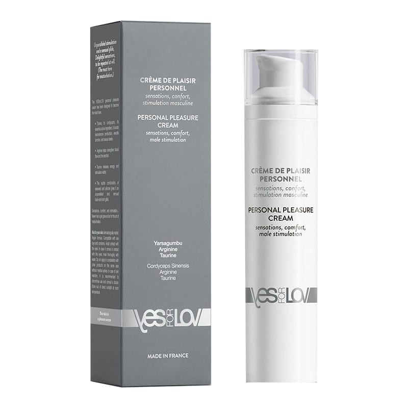 YESforLOV | Crème de masturbation | Yarsagumbu, Arginine et Taurine