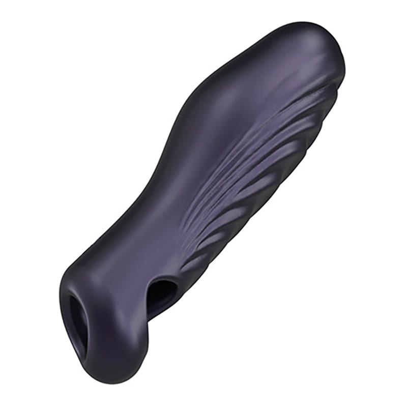 ManWan Ryzer | Penismanschette und Masturbator aus Silikon | Schwarz
