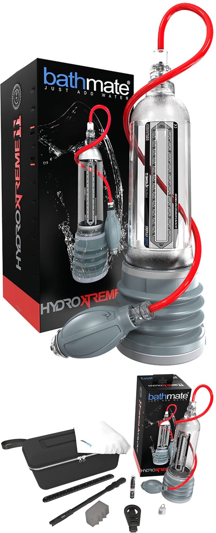 Bathmate HydroXtreme 11 | Développeur de pénis | Pompe à pénis (XXL)