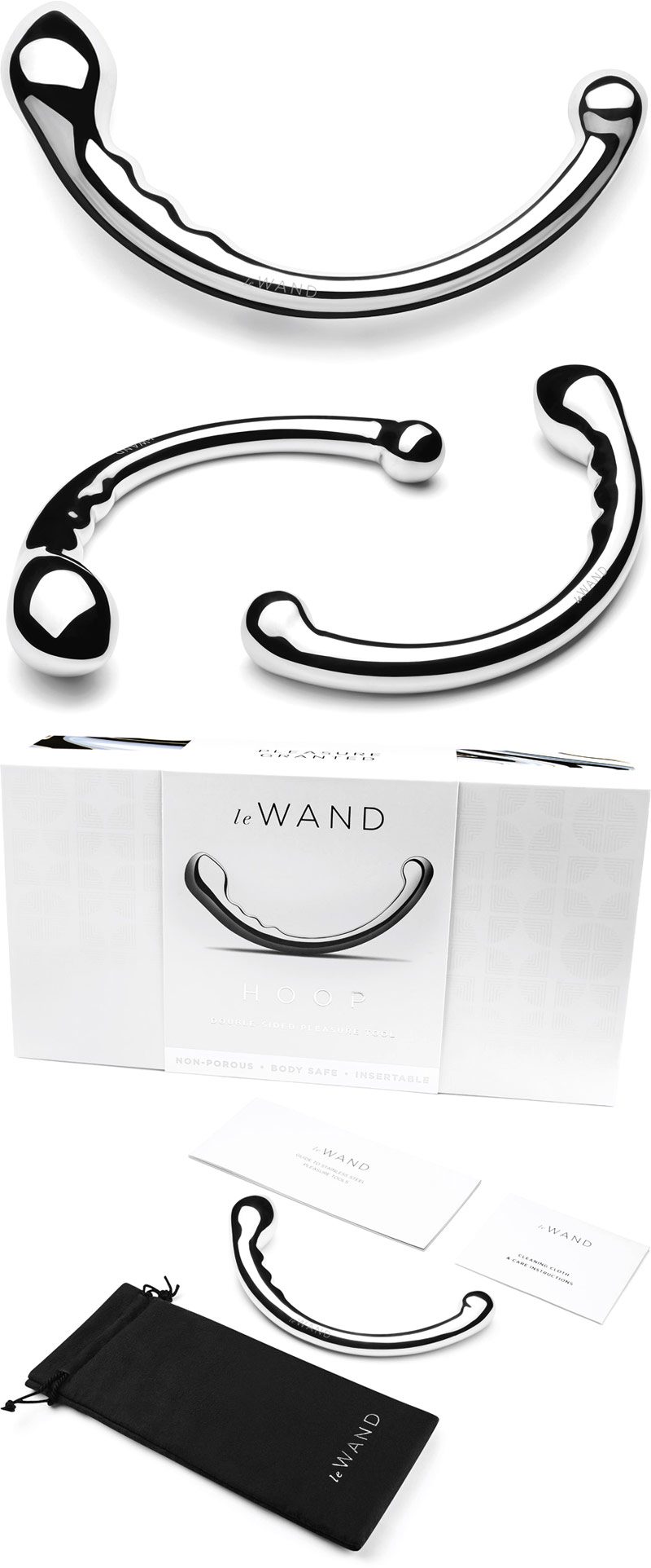 Le Wand Hoop | Dildo aus Edelstahl | G-Punkt und Prostata