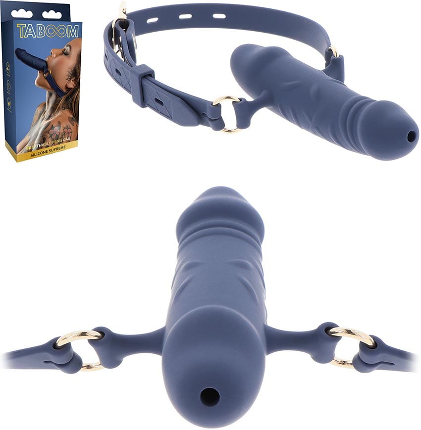 Taboom Silicone Supreme | Bâillon respirable en forme de pénis