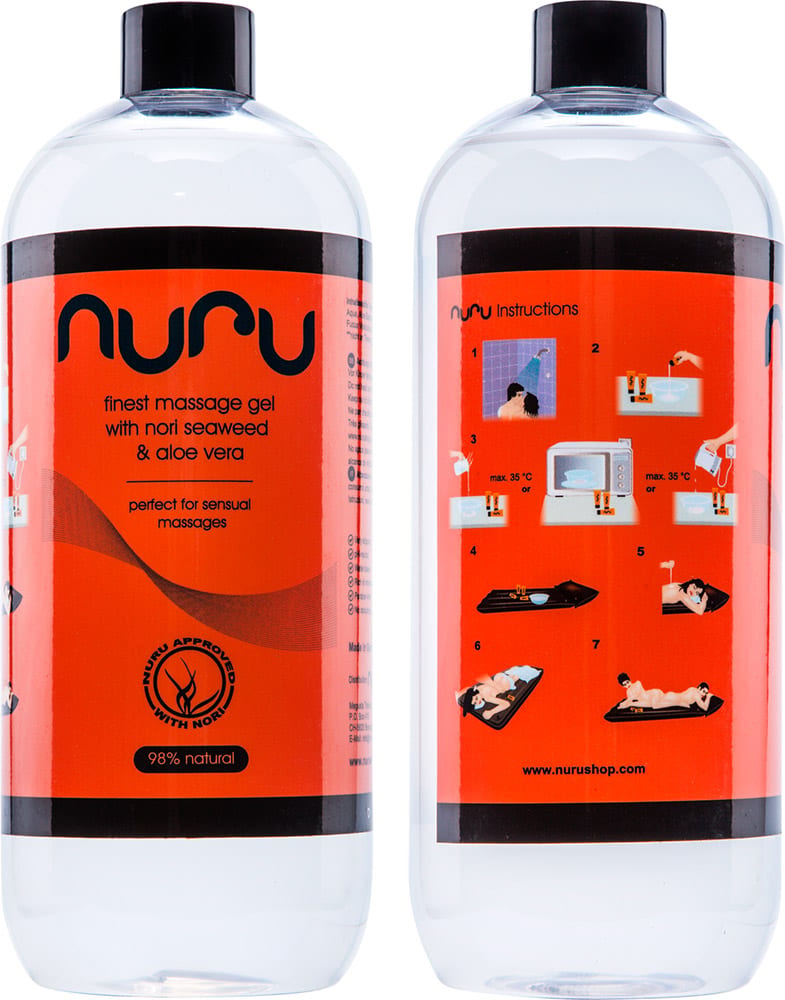 Nuru | Gel de massage aux algues Nori et à l'aloe vera | 1 litre