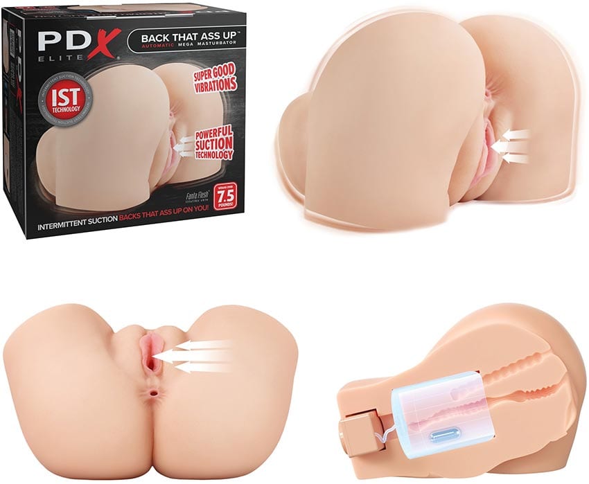 Pipedream PDX Elite Back That Ass Up | Vibrierender Masturbator