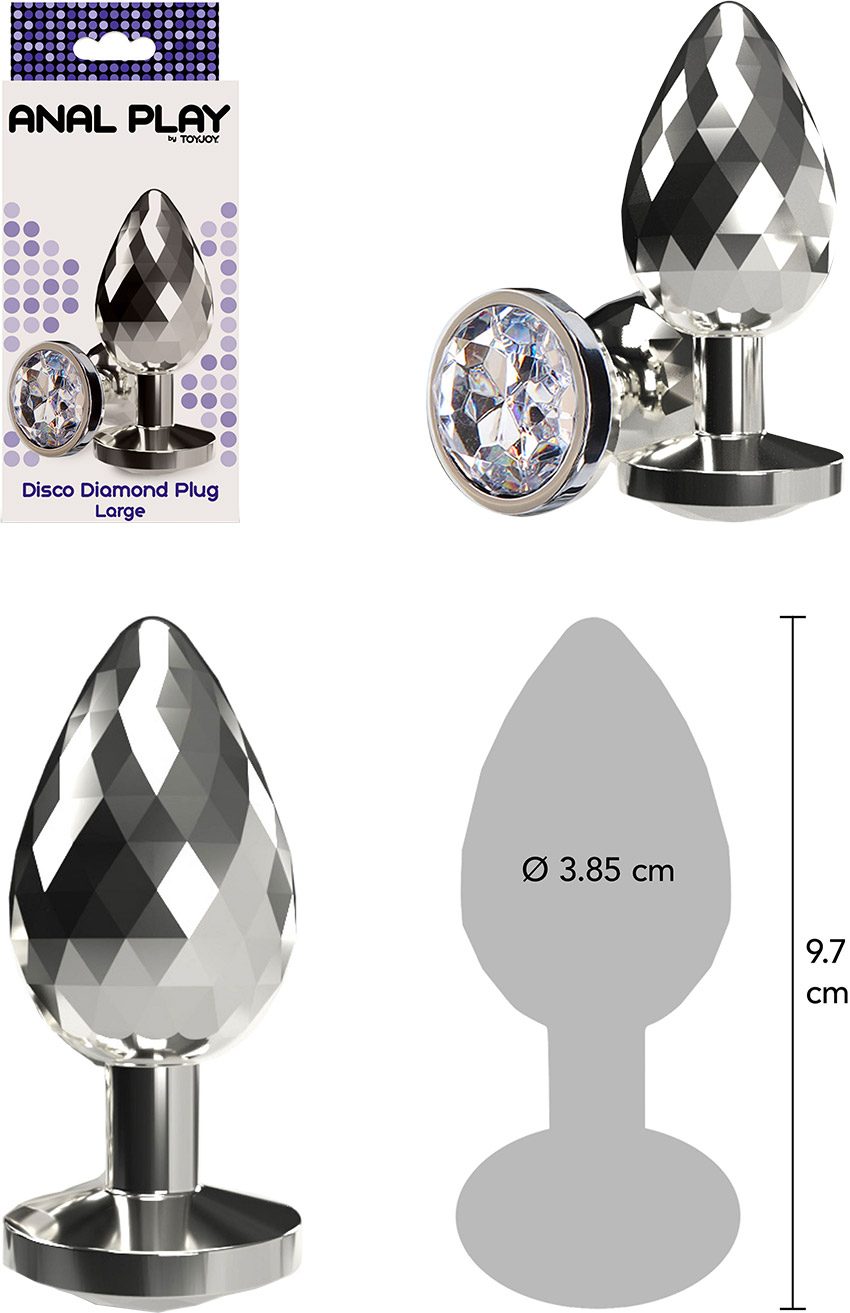 ToyJoy Anal Play | Plug anal Disco Diamond | Homme & femme
