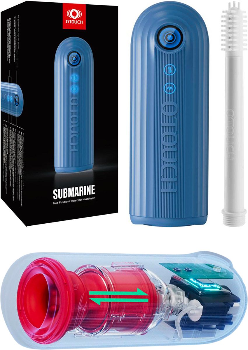 OTouch Submarine | Masturbateur pour homme avec système de poussée