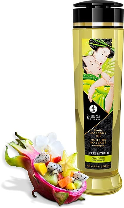 Shunga Irresistible | Erotisches Massageöl | Asiatische Früchte