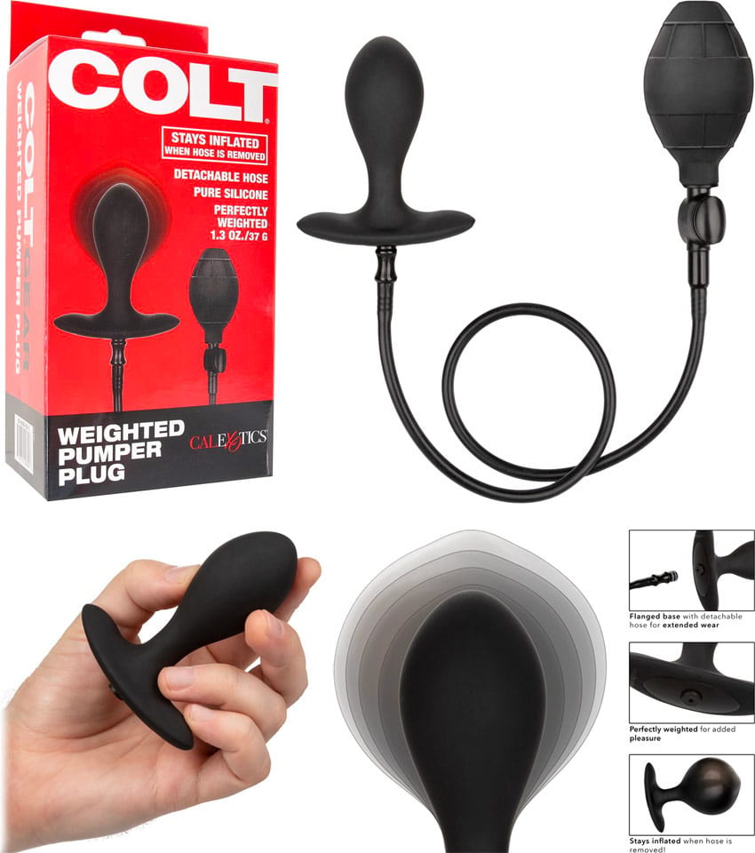 Colt | Weighted Pumper Plug | Aufblasbarer und gewichtiger Analplug