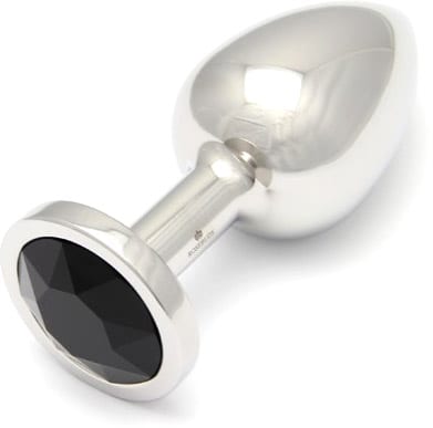 Plug anal Rosebuds Cristal - Jet Black (L)