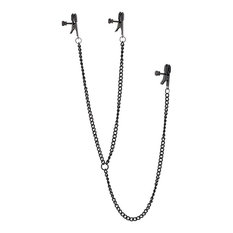Blaze Deluxe | Pinces à seins et clitoris avec chaîne en métal