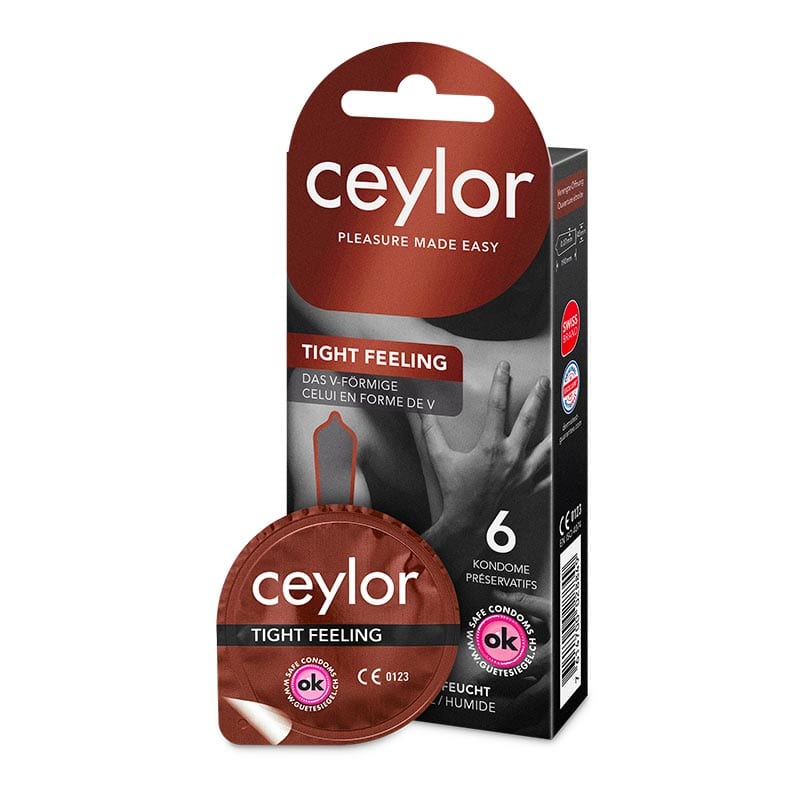 Ceylor Tight Feeling | Préservatif avec ouverture rétrécie (Hotshot)