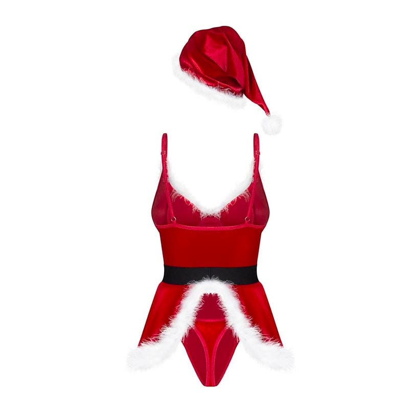 Obsessive Hot Santa | Costume de Noël 3 pièces en velours