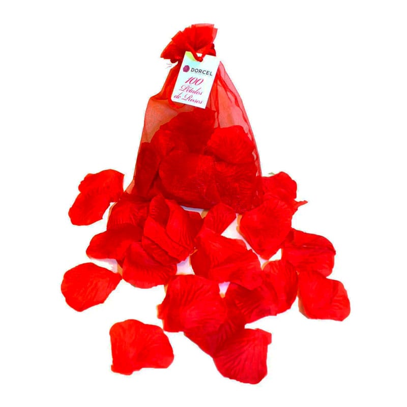 Dorcel Organza | 100 Rote Rosenblättern