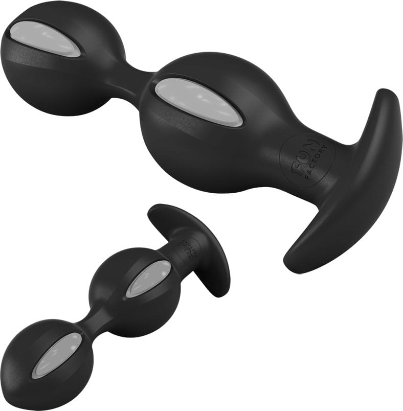 Fun Factory B Balls Analplug - Grau & Schwarz