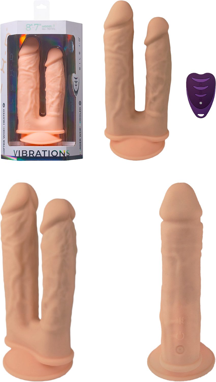 Silex-D 8-7 Model 1 | Vibromasseur double pénétration réaliste