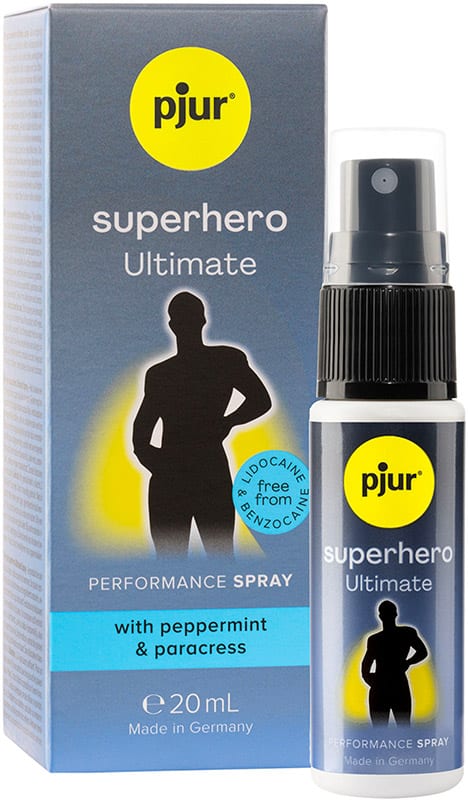 pjur Superhero Ultimate | spray retardant pour homme | 20 ml